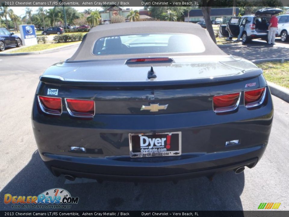 2013 Chevrolet Camaro LT/RS Convertible Ashen Gray Metallic / Black Photo #5