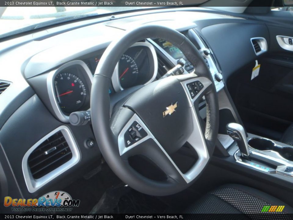2013 Chevrolet Equinox LT Black Granite Metallic / Jet Black Photo #11