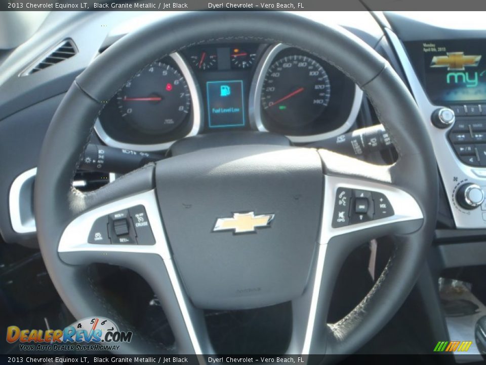 2013 Chevrolet Equinox LT Black Granite Metallic / Jet Black Photo #12