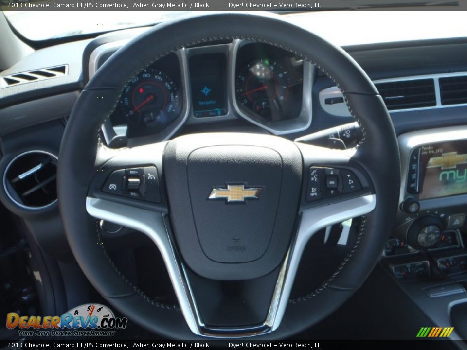 2013 Chevrolet Camaro LT/RS Convertible Ashen Gray Metallic / Black Photo #12
