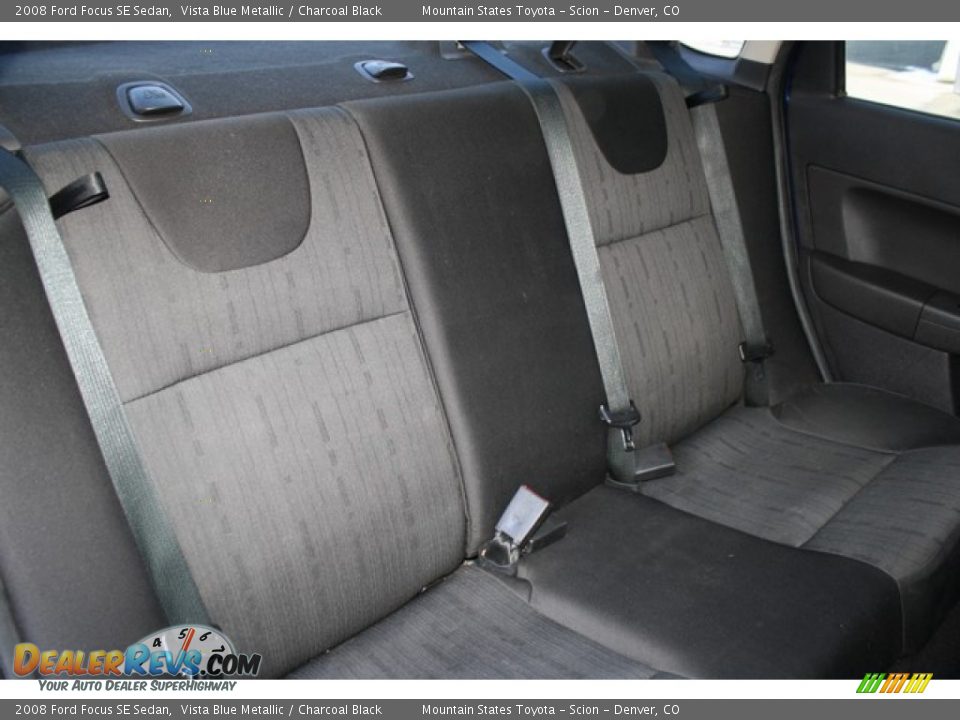 2008 Ford Focus SE Sedan Vista Blue Metallic / Charcoal Black Photo #18