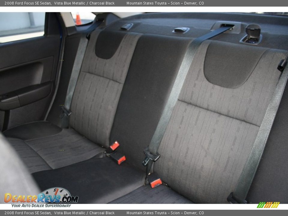 2008 Ford Focus SE Sedan Vista Blue Metallic / Charcoal Black Photo #19