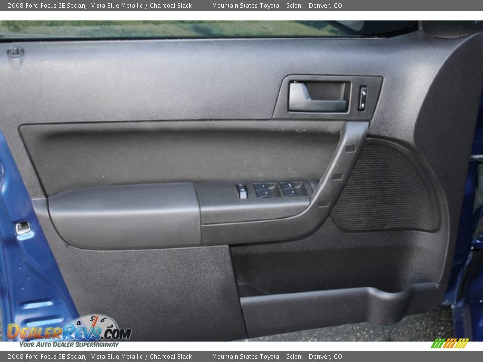2008 Ford Focus SE Sedan Vista Blue Metallic / Charcoal Black Photo #20
