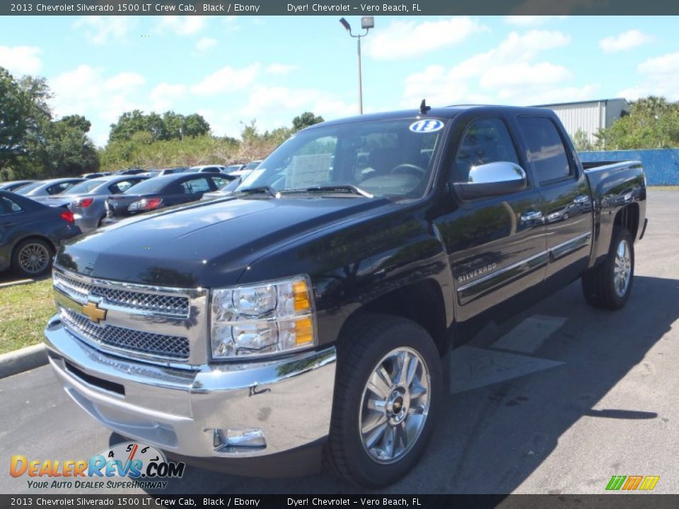2013 Chevrolet Silverado 1500 LT Crew Cab Black / Ebony Photo #1