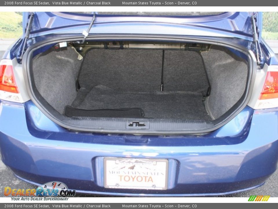 2008 Ford Focus SE Sedan Vista Blue Metallic / Charcoal Black Photo #22