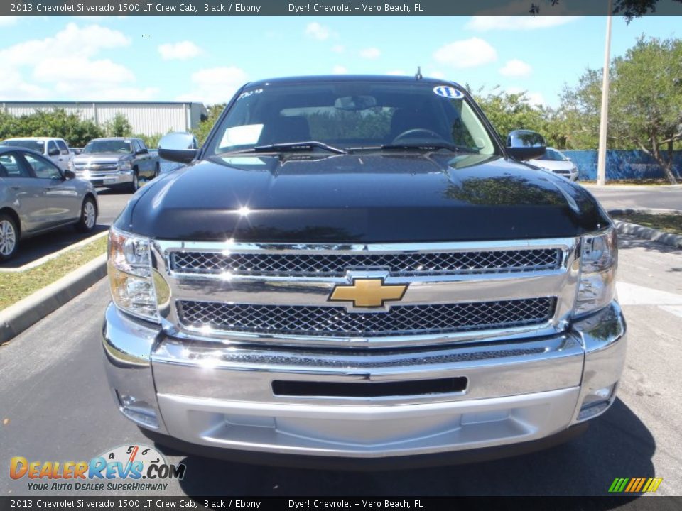2013 Chevrolet Silverado 1500 LT Crew Cab Black / Ebony Photo #2