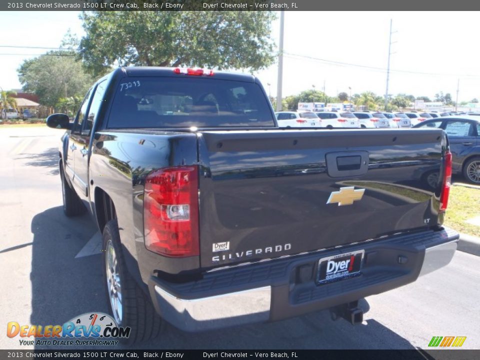 2013 Chevrolet Silverado 1500 LT Crew Cab Black / Ebony Photo #4