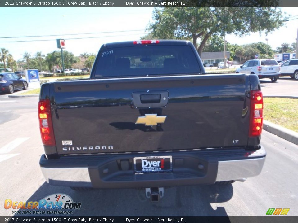 2013 Chevrolet Silverado 1500 LT Crew Cab Black / Ebony Photo #5