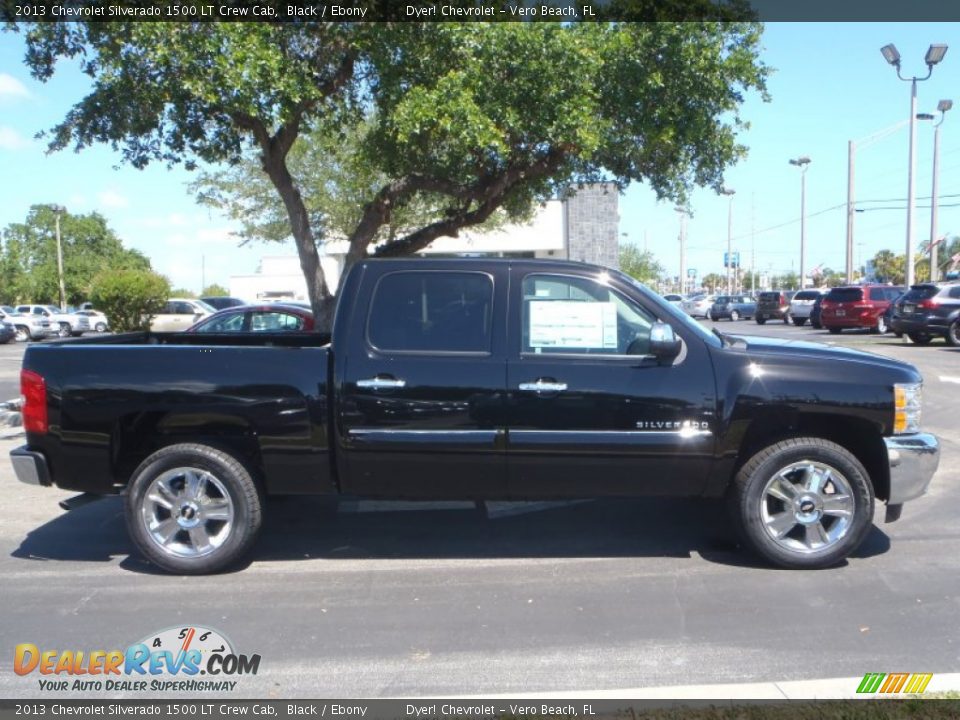 2013 Chevrolet Silverado 1500 LT Crew Cab Black / Ebony Photo #6