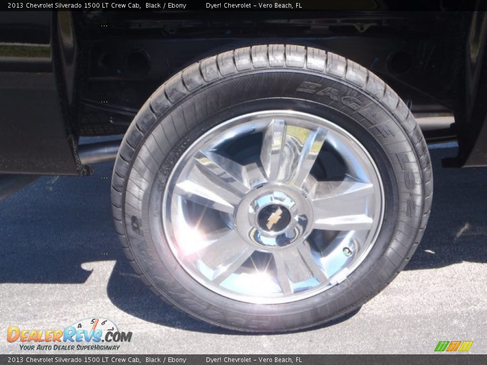 2013 Chevrolet Silverado 1500 LT Crew Cab Black / Ebony Photo #7