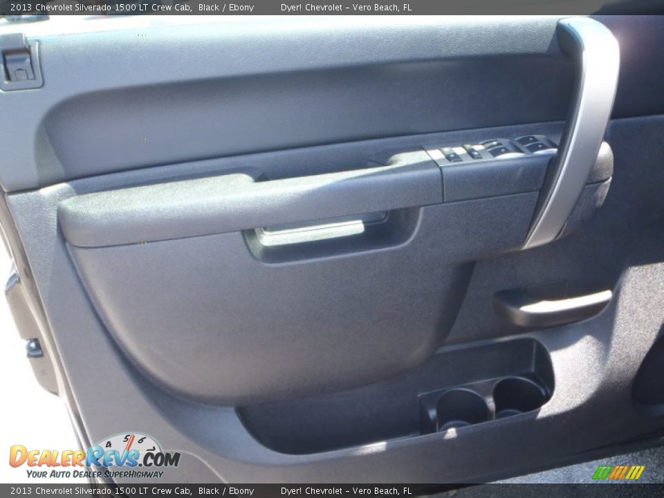 2013 Chevrolet Silverado 1500 LT Crew Cab Black / Ebony Photo #8