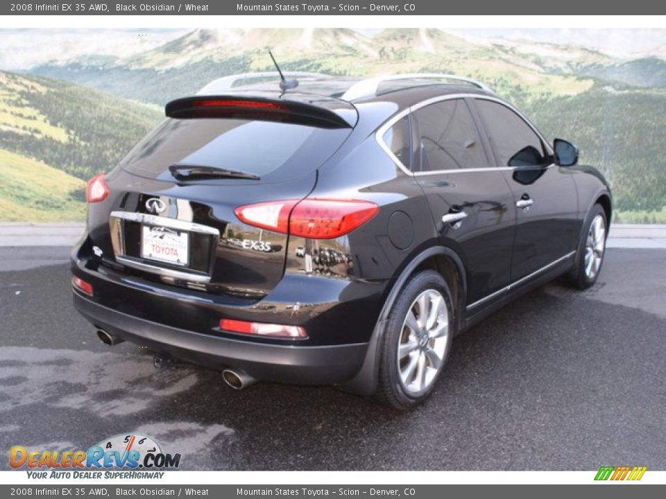 2008 Infiniti EX 35 AWD Black Obsidian / Wheat Photo #3