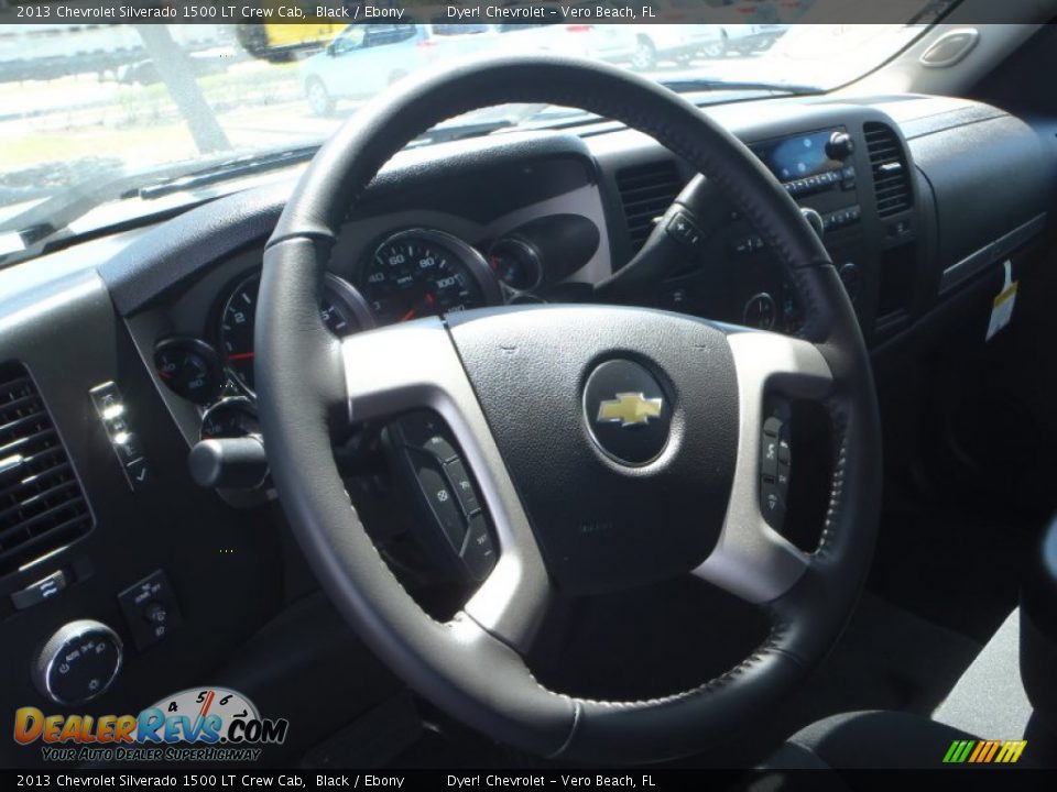 2013 Chevrolet Silverado 1500 LT Crew Cab Black / Ebony Photo #11