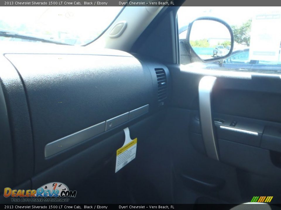 2013 Chevrolet Silverado 1500 LT Crew Cab Black / Ebony Photo #14