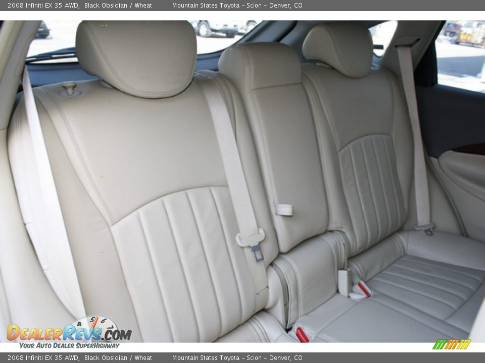 2008 Infiniti EX 35 AWD Black Obsidian / Wheat Photo #19