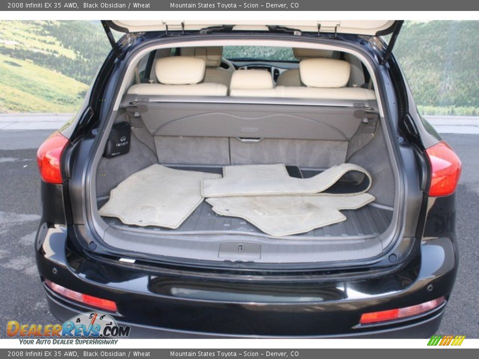 2008 Infiniti EX 35 AWD Black Obsidian / Wheat Photo #23