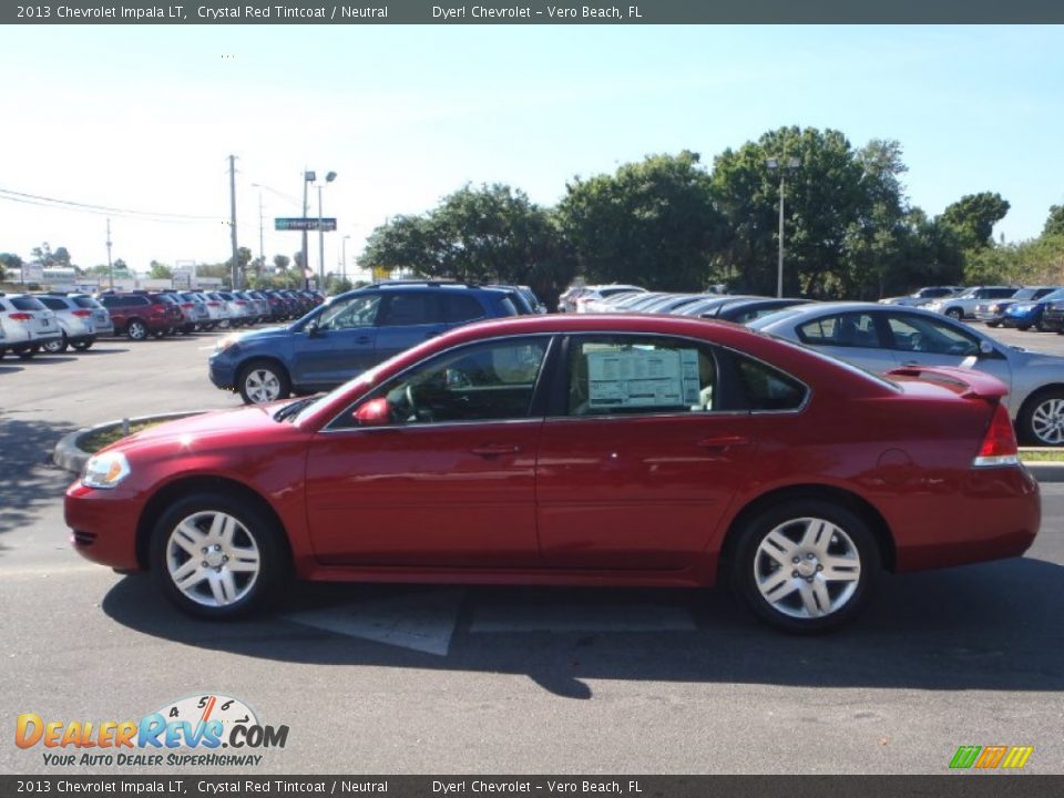 2013 Chevrolet Impala LT Crystal Red Tintcoat / Neutral Photo #3