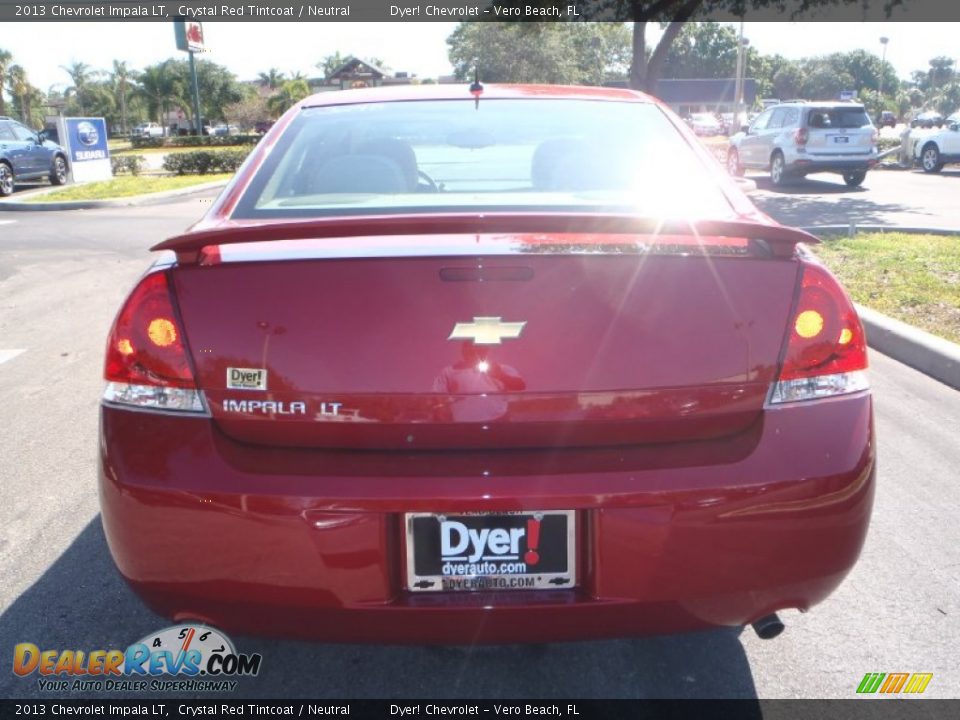2013 Chevrolet Impala LT Crystal Red Tintcoat / Neutral Photo #5