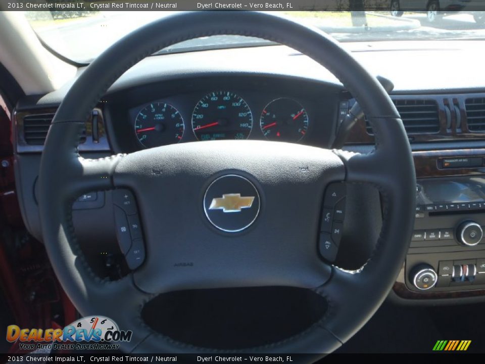 2013 Chevrolet Impala LT Crystal Red Tintcoat / Neutral Photo #13