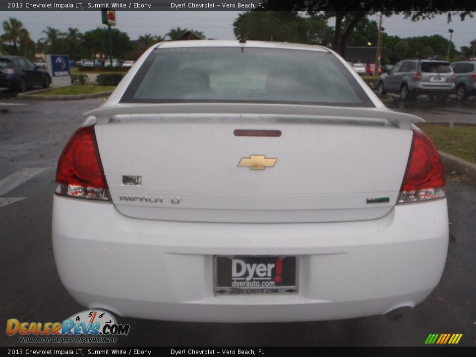 2013 Chevrolet Impala LT Summit White / Ebony Photo #5