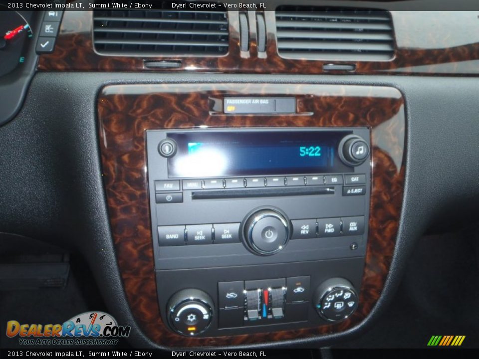 2013 Chevrolet Impala LT Summit White / Ebony Photo #8