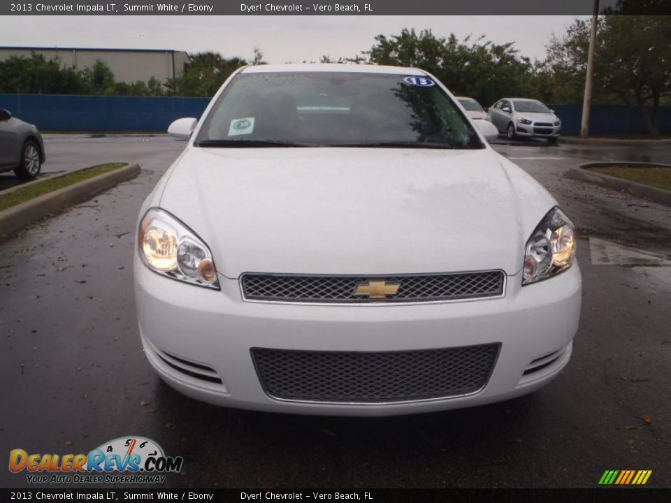 2013 Chevrolet Impala LT Summit White / Ebony Photo #14
