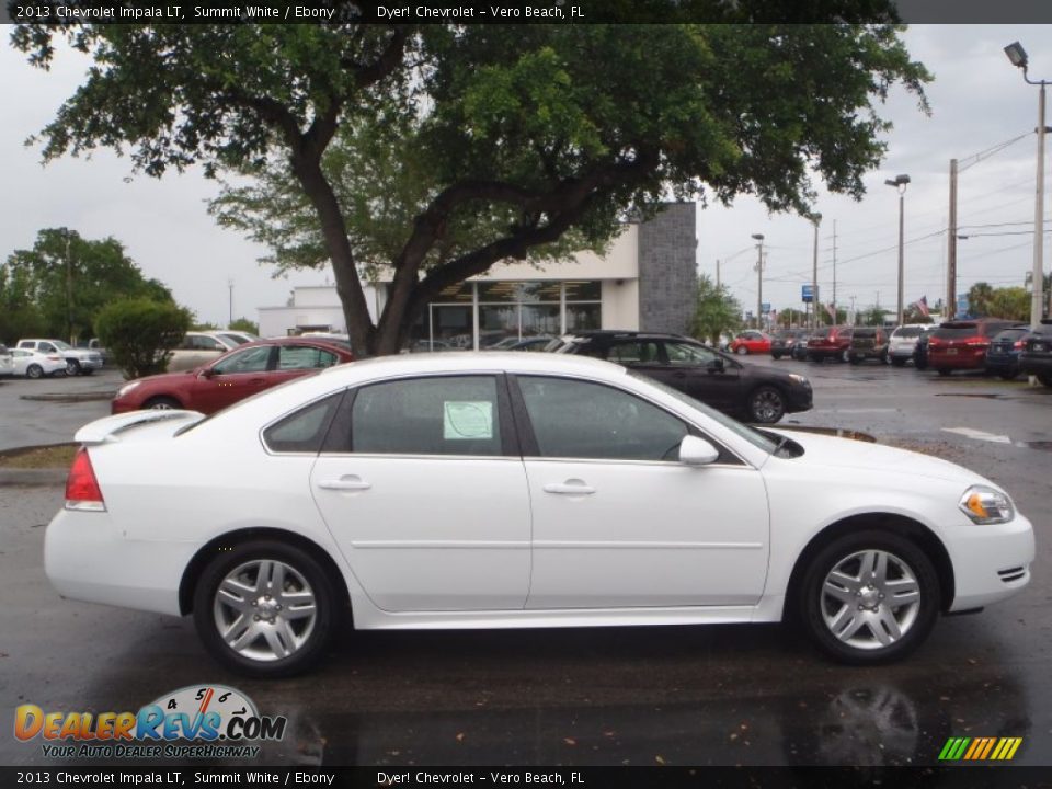 2013 Chevrolet Impala LT Summit White / Ebony Photo #18