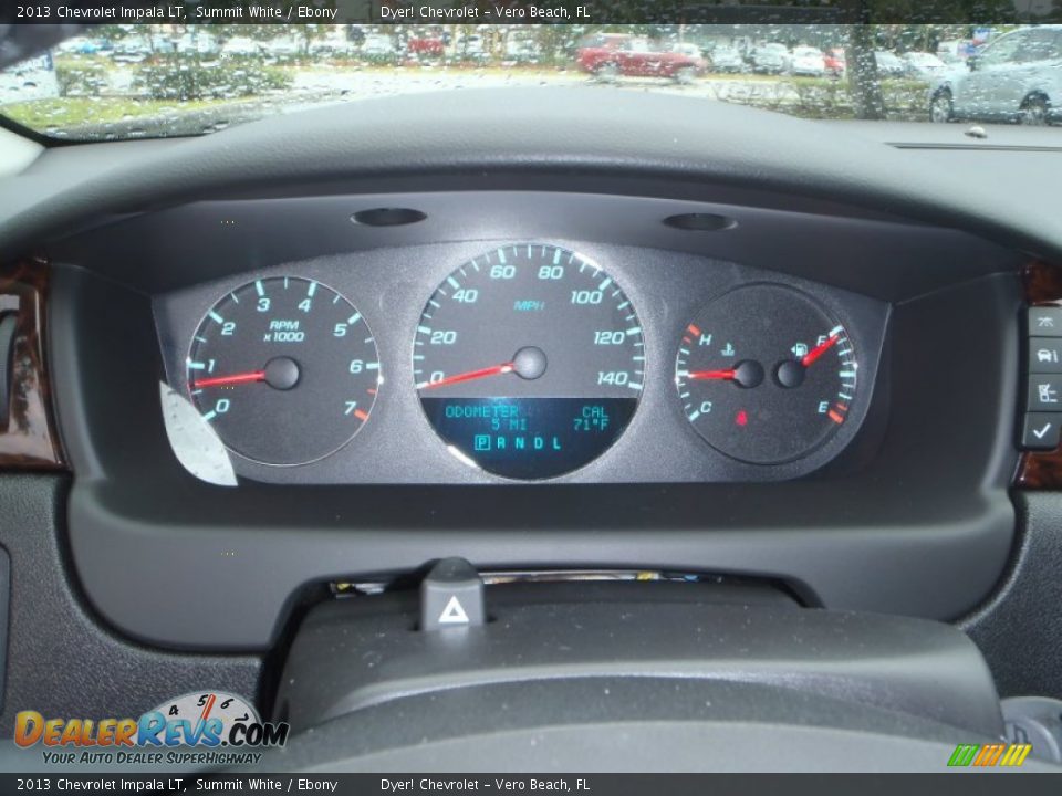 2013 Chevrolet Impala LT Summit White / Ebony Photo #24