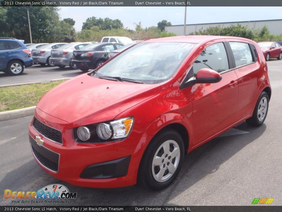 Front 3/4 View of 2013 Chevrolet Sonic LS Hatch Photo #1