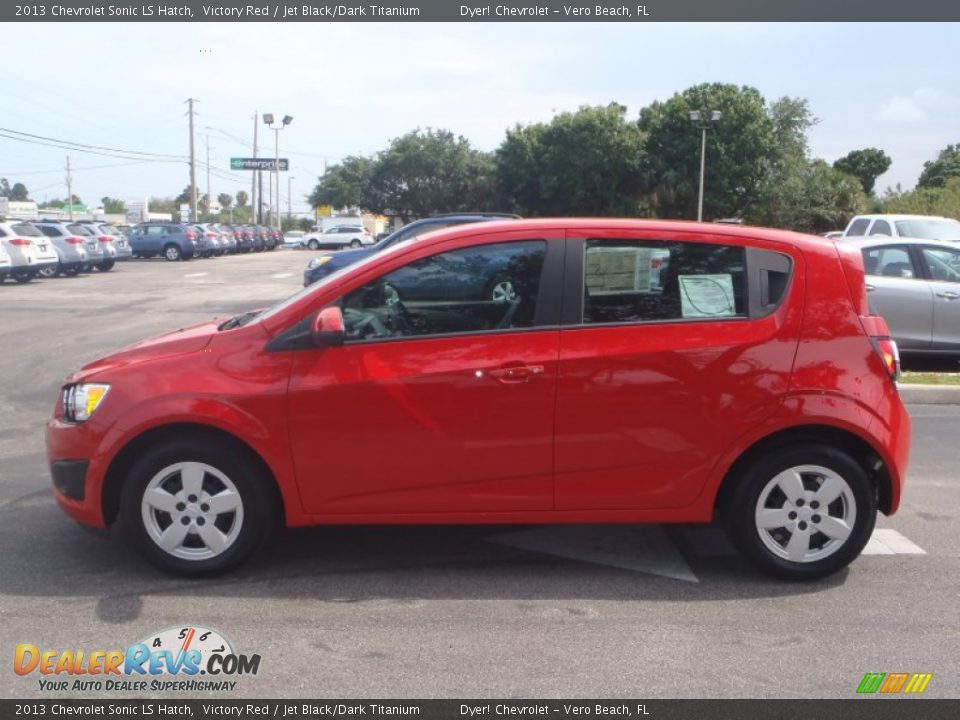 Victory Red 2013 Chevrolet Sonic LS Hatch Photo #3