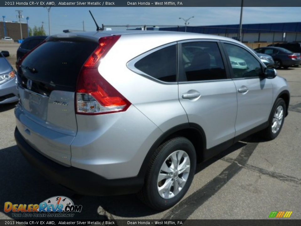 2013 Honda CR-V EX AWD Alabaster Silver Metallic / Black Photo #3