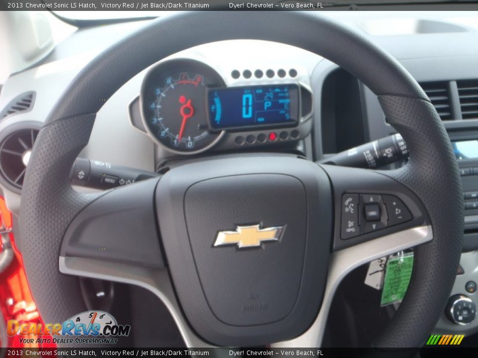 2013 Chevrolet Sonic LS Hatch Steering Wheel Photo #11
