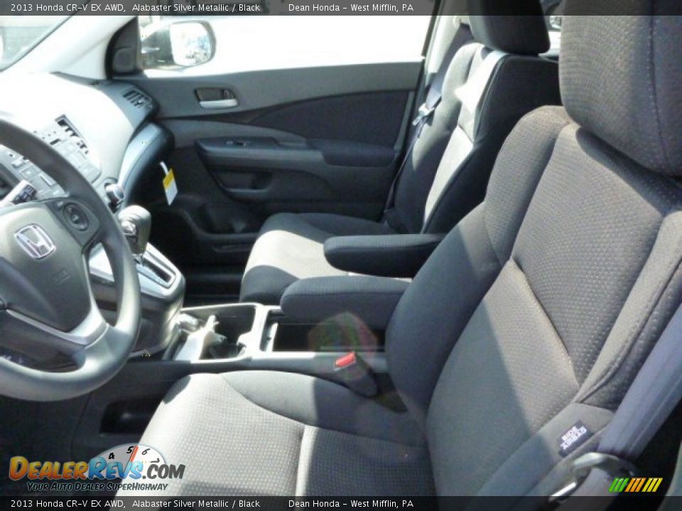 2013 Honda CR-V EX AWD Alabaster Silver Metallic / Black Photo #10