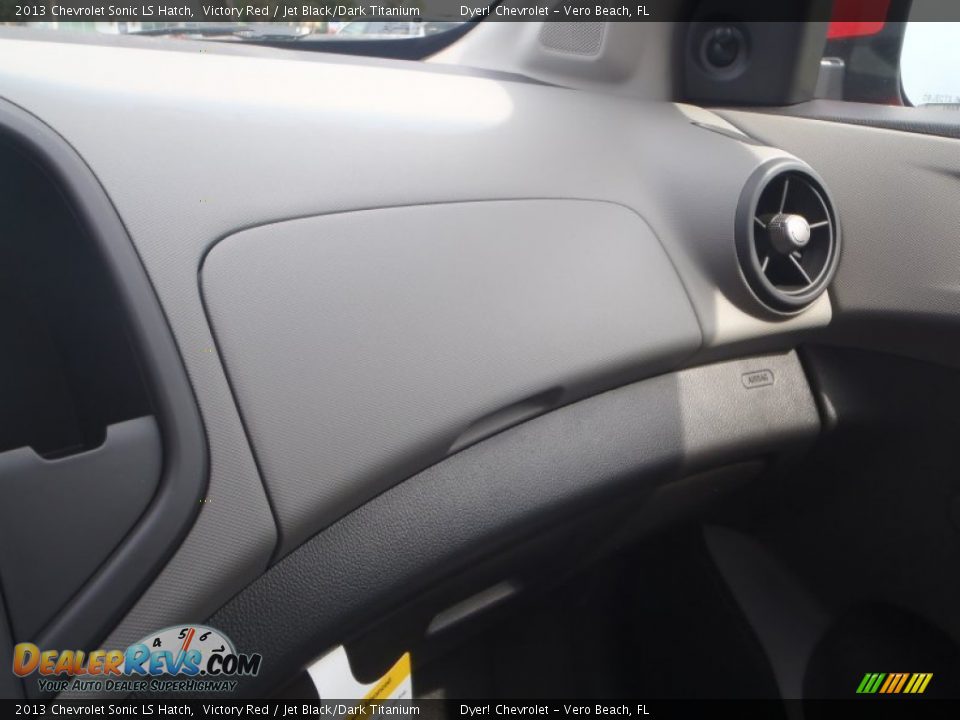 2013 Chevrolet Sonic LS Hatch Victory Red / Jet Black/Dark Titanium Photo #13