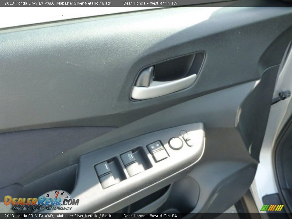 2013 Honda CR-V EX AWD Alabaster Silver Metallic / Black Photo #14