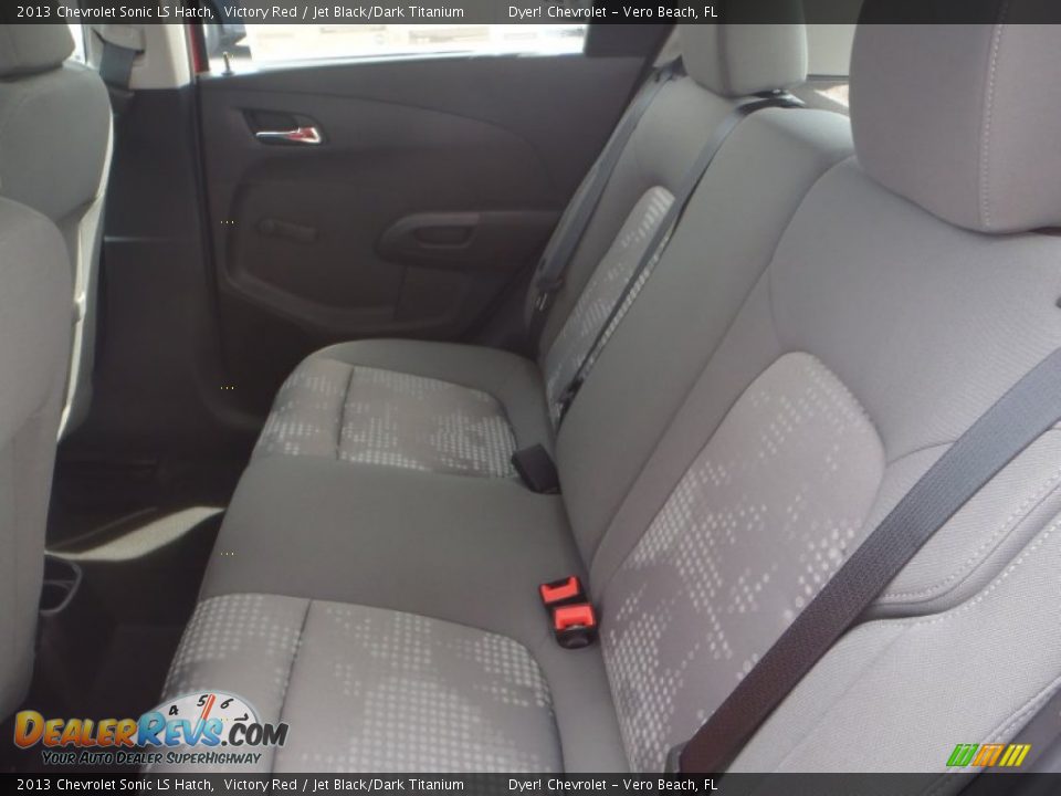 2013 Chevrolet Sonic LS Hatch Victory Red / Jet Black/Dark Titanium Photo #15