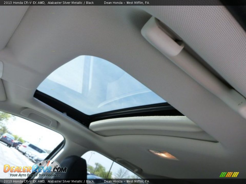 2013 Honda CR-V EX AWD Alabaster Silver Metallic / Black Photo #16