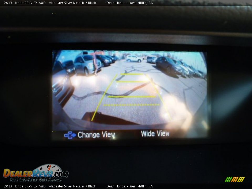 2013 Honda CR-V EX AWD Alabaster Silver Metallic / Black Photo #17