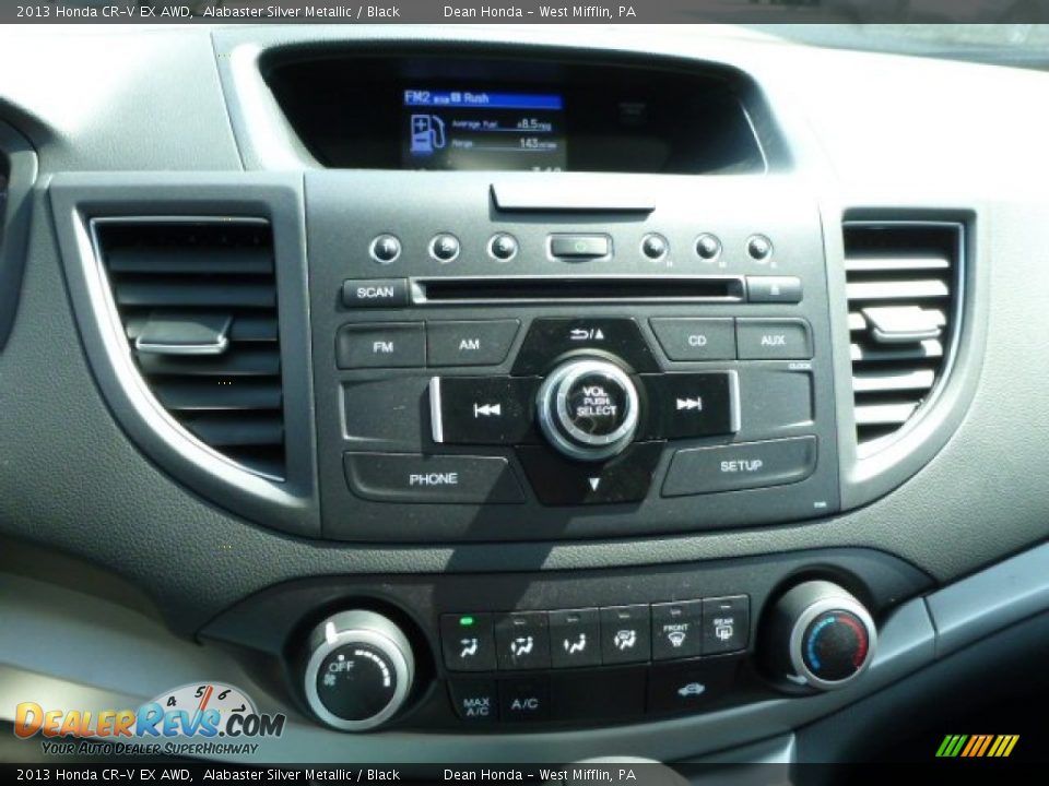 2013 Honda CR-V EX AWD Alabaster Silver Metallic / Black Photo #18