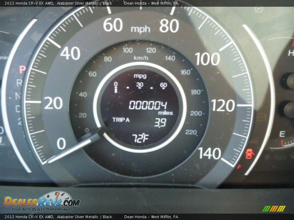 2013 Honda CR-V EX AWD Alabaster Silver Metallic / Black Photo #19
