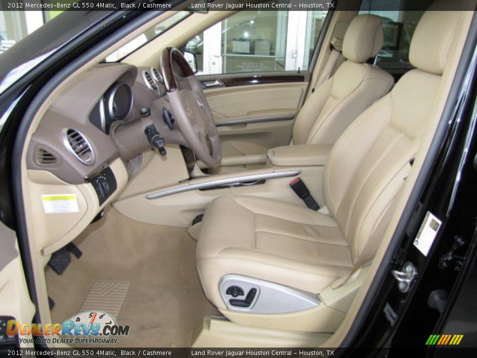 2012 Mercedes-Benz GL 550 4Matic Black / Cashmere Photo #2