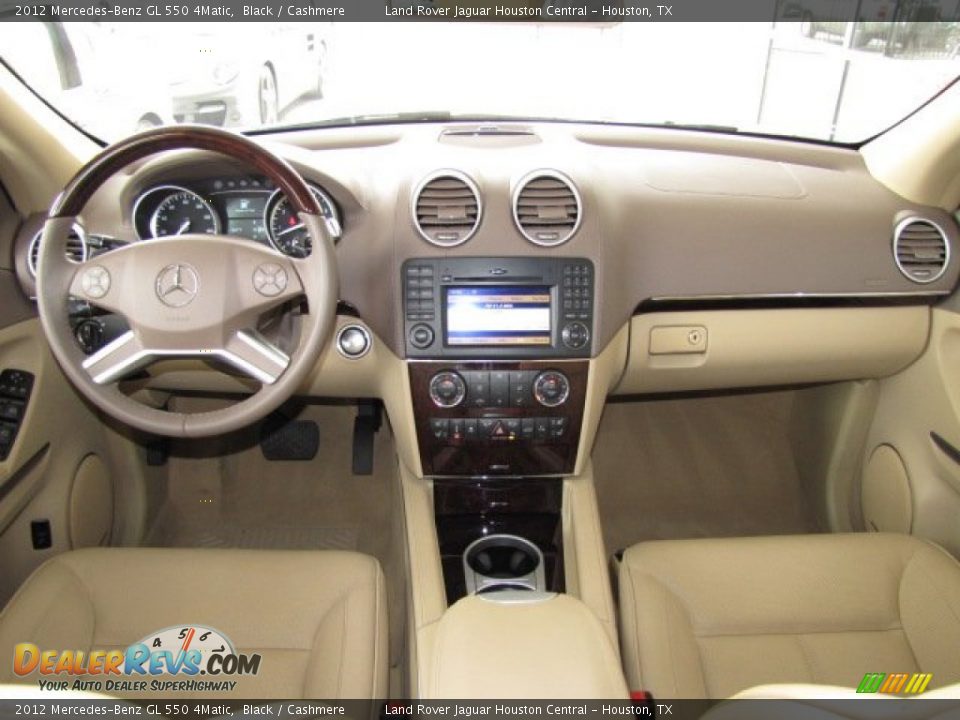 2012 Mercedes-Benz GL 550 4Matic Black / Cashmere Photo #3
