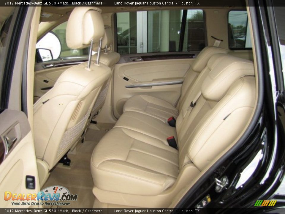 2012 Mercedes-Benz GL 550 4Matic Black / Cashmere Photo #4