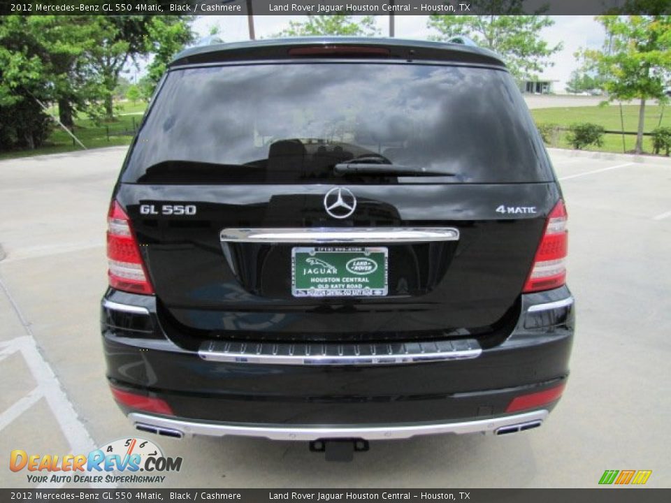 2012 Mercedes-Benz GL 550 4Matic Black / Cashmere Photo #9