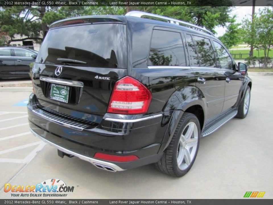 2012 Mercedes-Benz GL 550 4Matic Black / Cashmere Photo #10