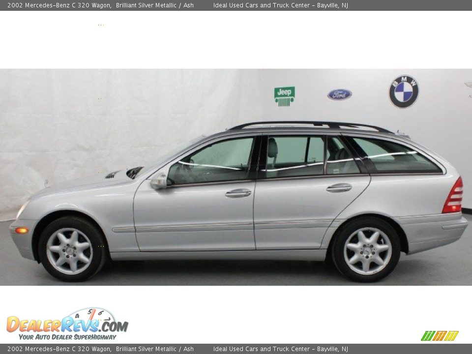 2002 Mercedes-Benz C 320 Wagon Brilliant Silver Metallic / Ash Photo #14