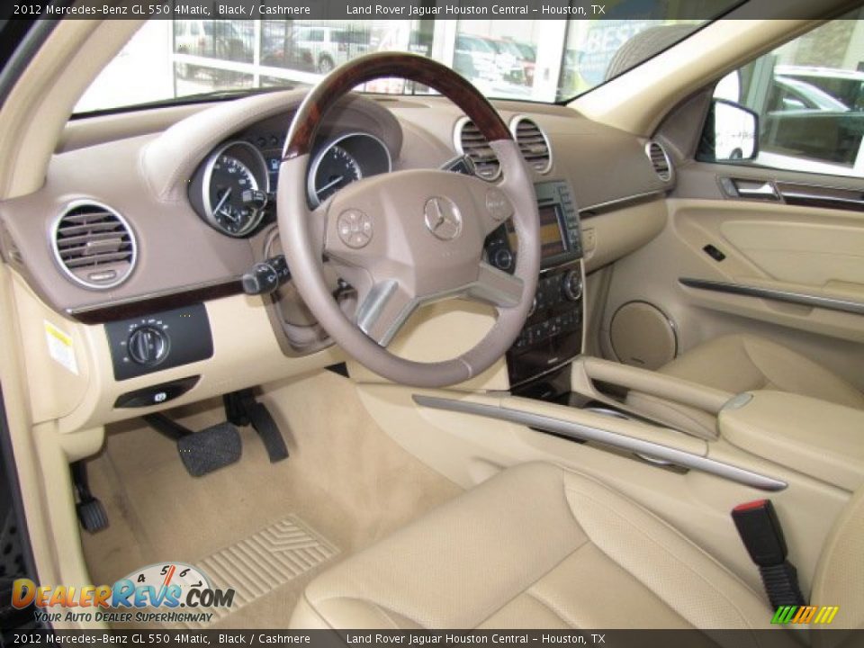 2012 Mercedes-Benz GL 550 4Matic Black / Cashmere Photo #12