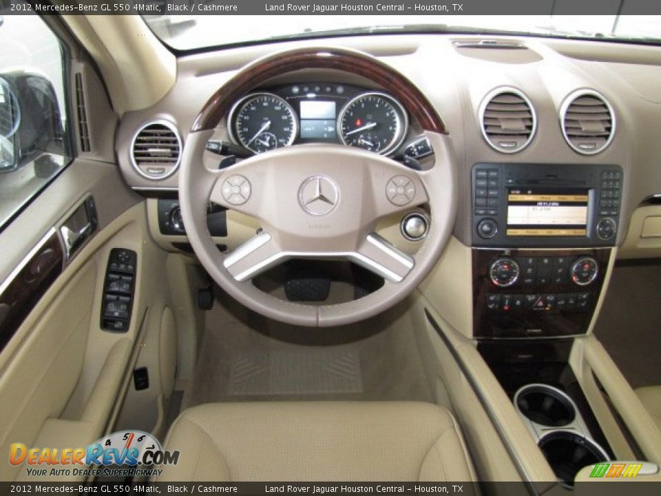 2012 Mercedes-Benz GL 550 4Matic Black / Cashmere Photo #13