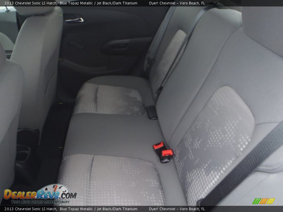 2013 Chevrolet Sonic LS Hatch Blue Topaz Metallic / Jet Black/Dark Titanium Photo #15