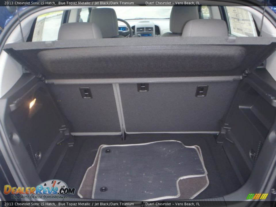 2013 Chevrolet Sonic LS Hatch Blue Topaz Metallic / Jet Black/Dark Titanium Photo #16